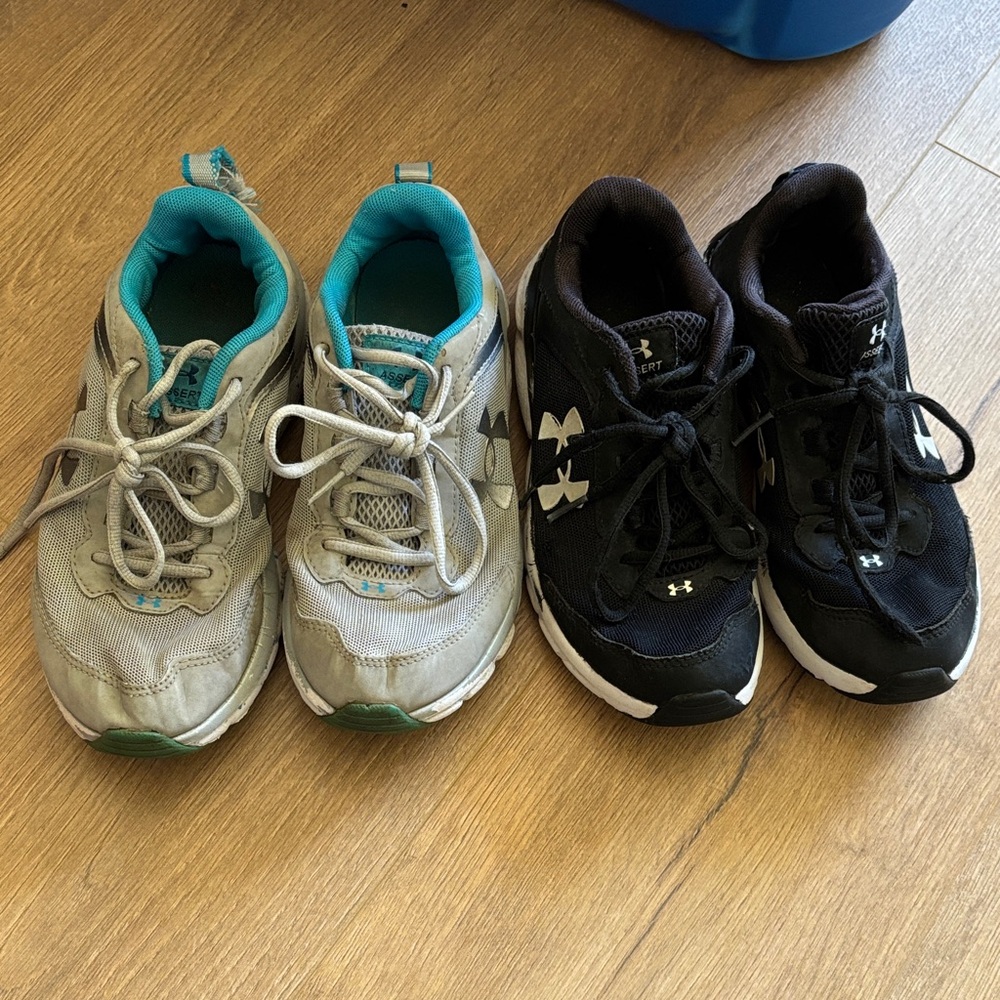 2 pairs of Under Armour shoes